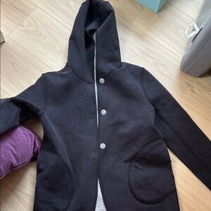 lululemon athletica Black Hooded Jacket